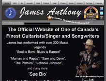 Tablet Screenshot of jamesanthony.ca